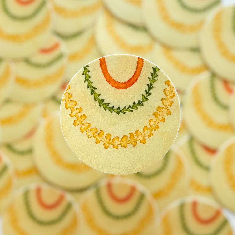 Lei en la Playa Sticker