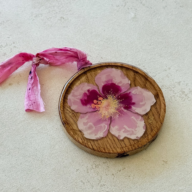 ハワイの花飾り