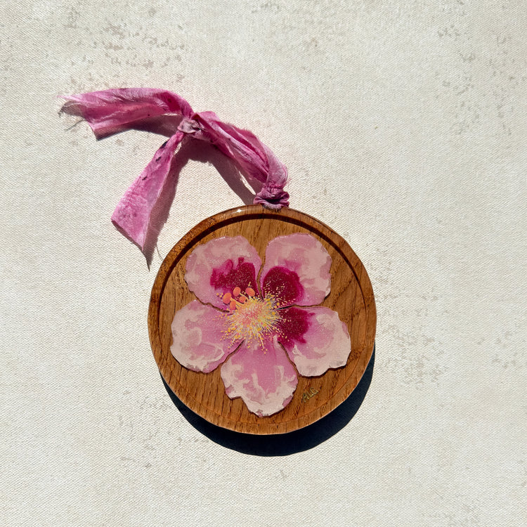 ハワイの花飾り