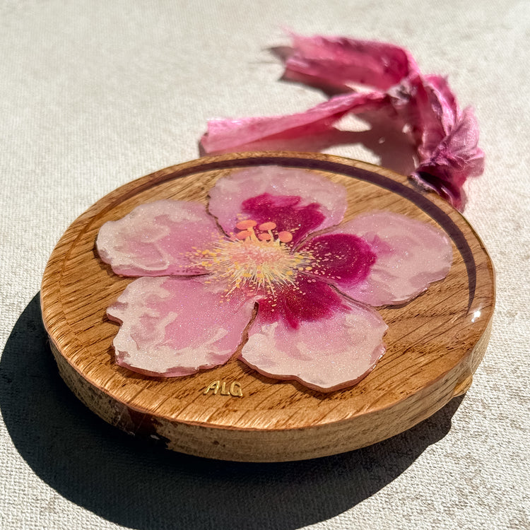 ハワイの花飾り