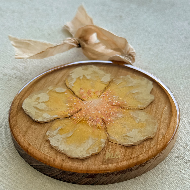 ハワイの花飾り