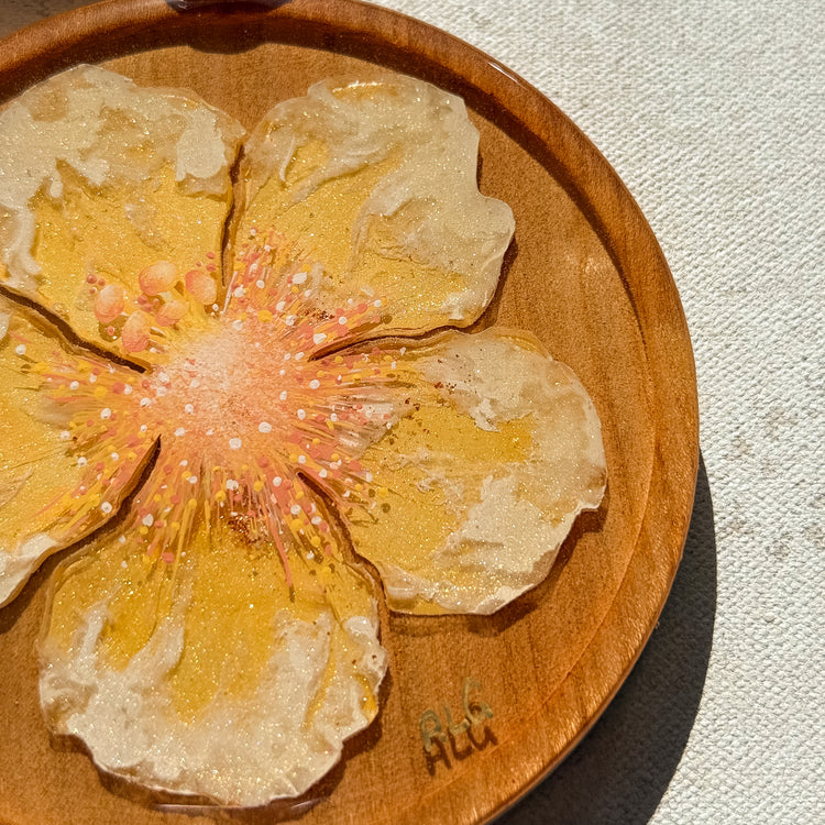 ハワイの花飾り